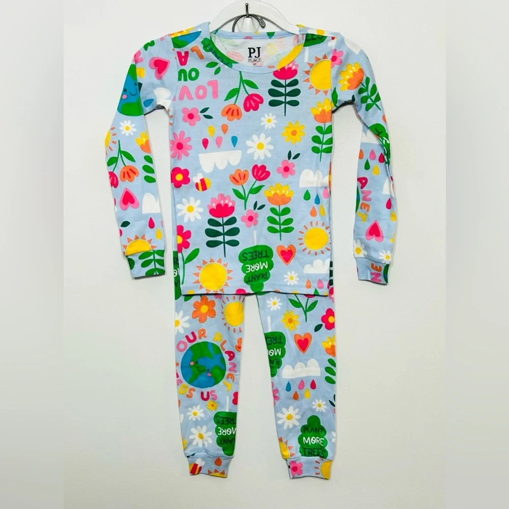 New! PJ Place Pajama Set Bundle of 2 Sets New Without Tags Toddler Girls 3T
